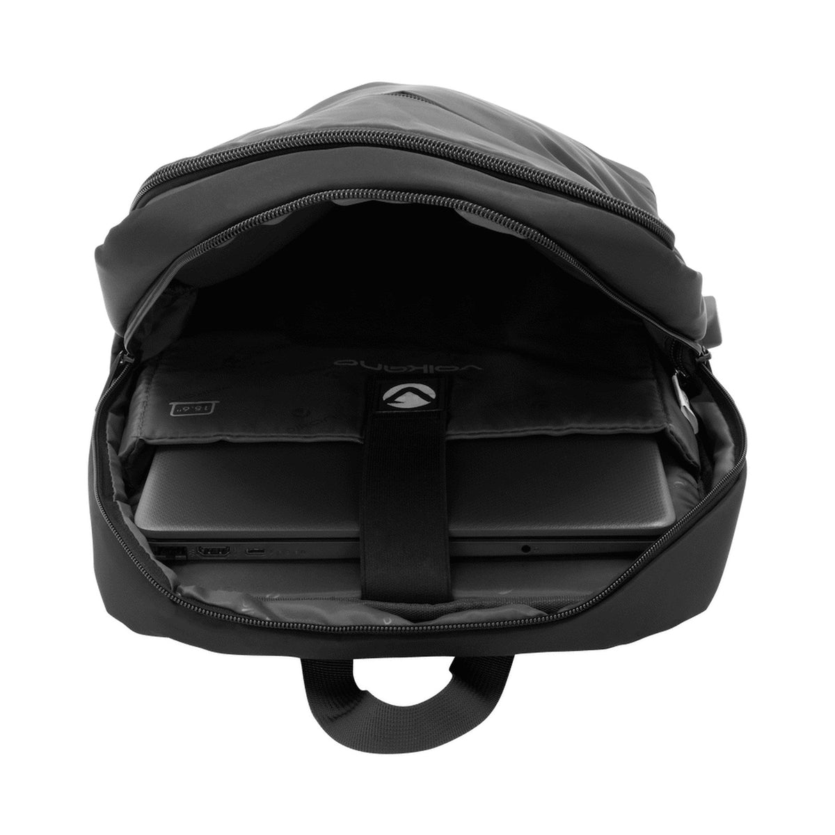 Volkano Roma 15.6" Smart Laptop Backpack - Black