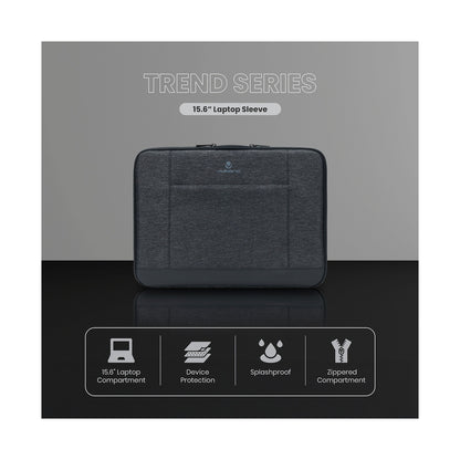Volkano Trend Series 15.6" Laptop Sleeve - Grey