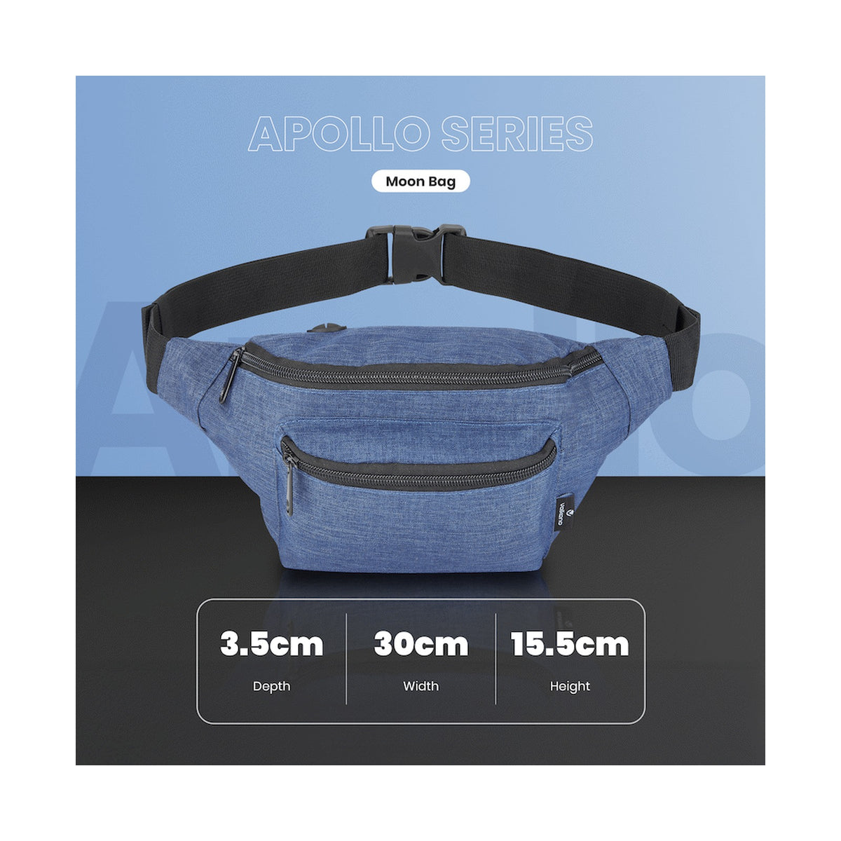 Volkano Apollo Moon Bag Navy