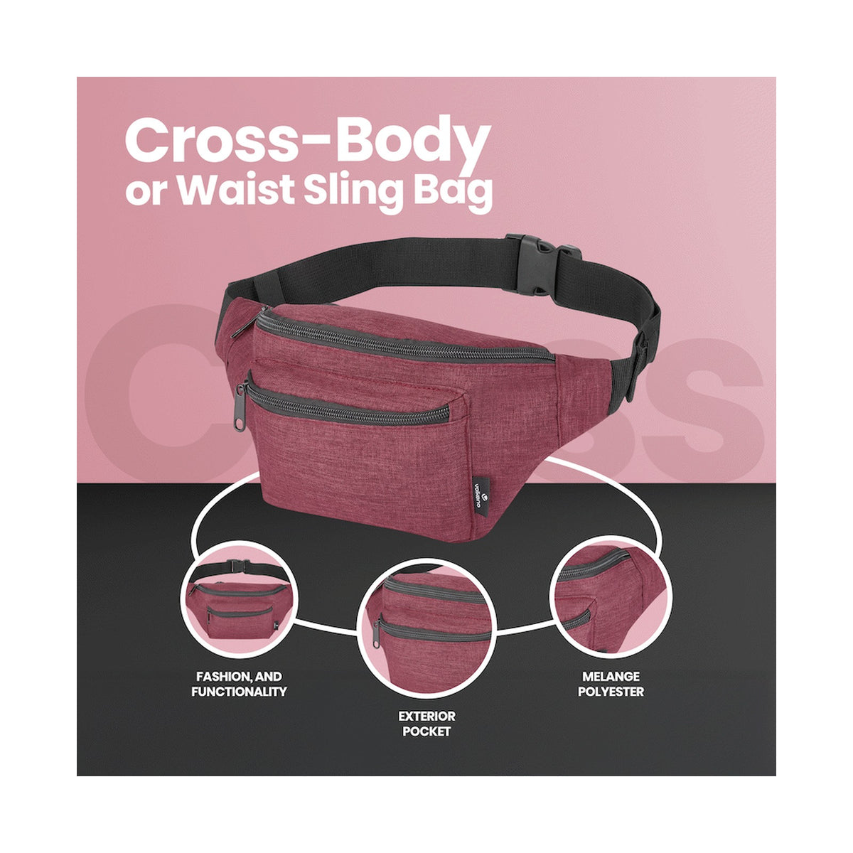 Volkano Rover Moon Bag - Red