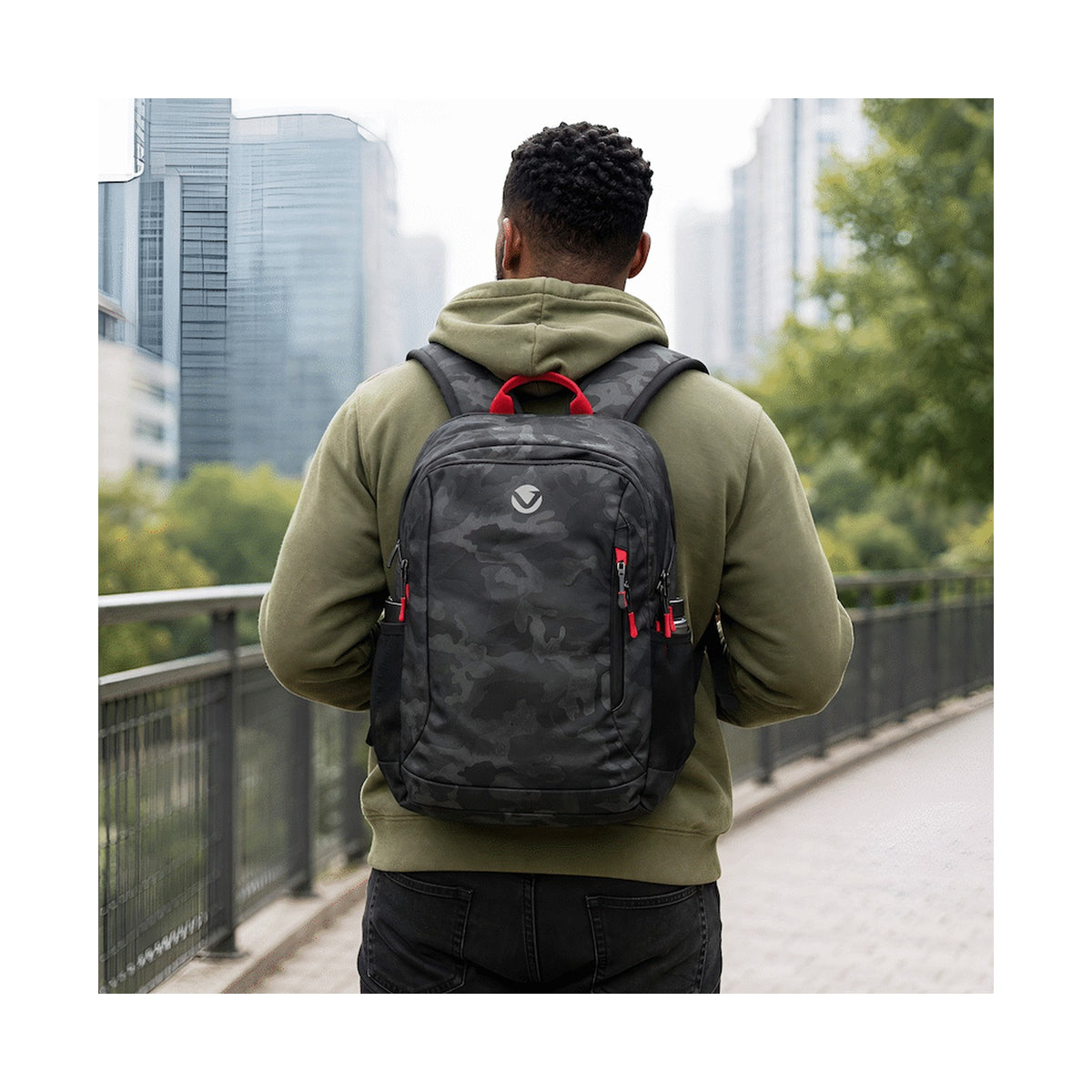 Volkano Equinox 15.6" Laptop Backpack - Black