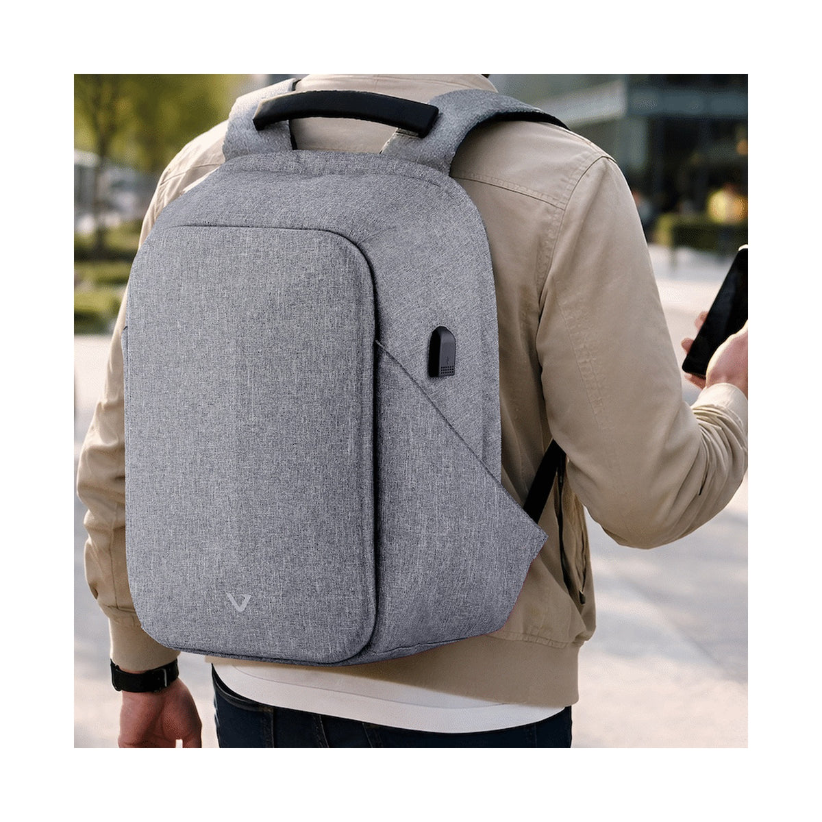 Volkano Trident 15.6" Laptop Backpack - Grey