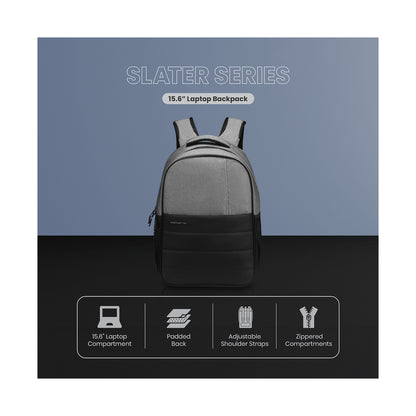Volkano Slater 15.6" Laptop Backpack - Grey
