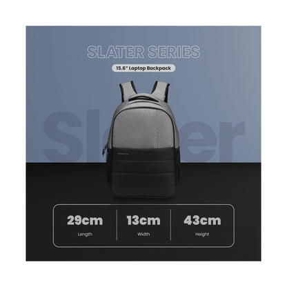 Volkano Slater 15.6" Laptop Backpack - Grey