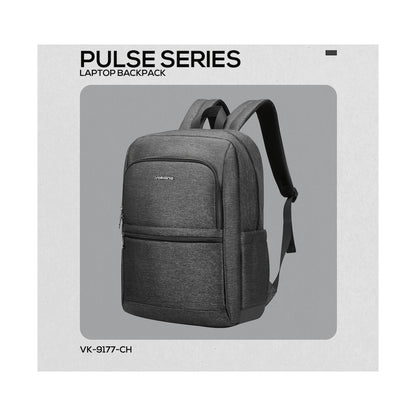 Volkano Pulse 15.6" Laptop Backpack - Charcoal