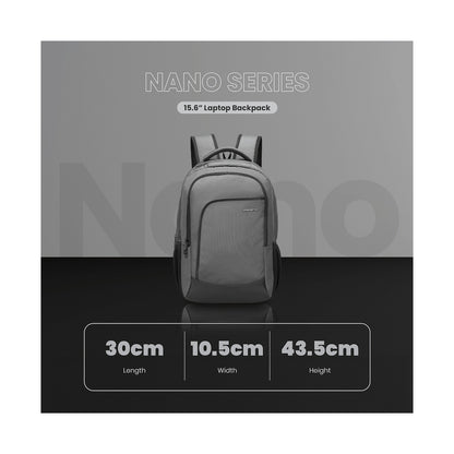 Volkano Nano 15.6" Laptop Backpack - Grey
