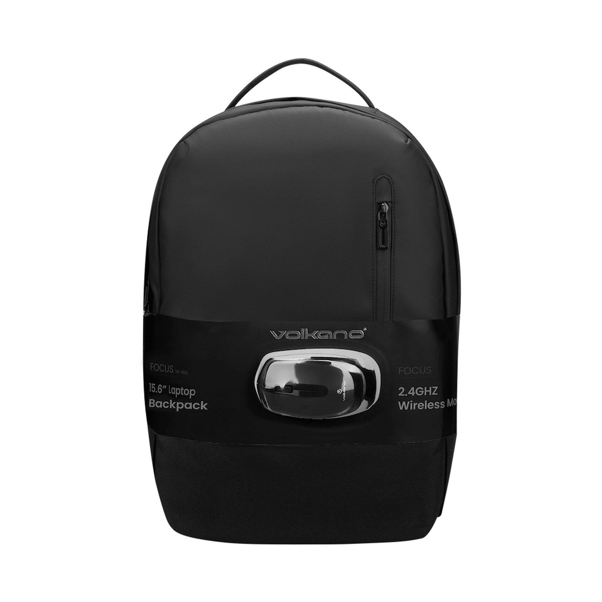 Volkano Focus Series 15.6" Laptop Backpack and Wireless Mouse