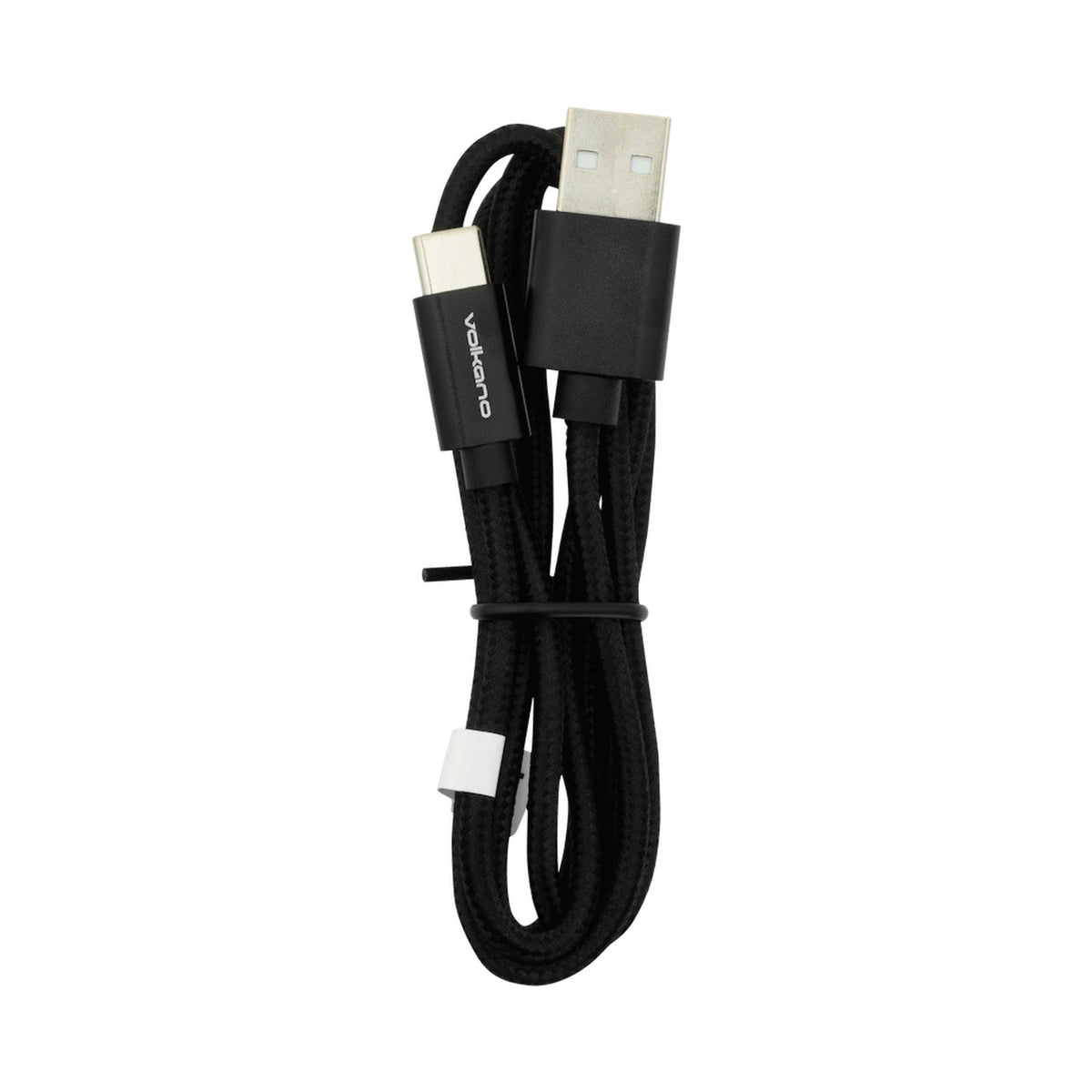 Volkano On-The-Go USB to Type-C 18w Braided 1m Cable - Black