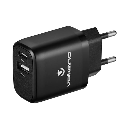 Volkano On-The-Go Dual Wall Charger