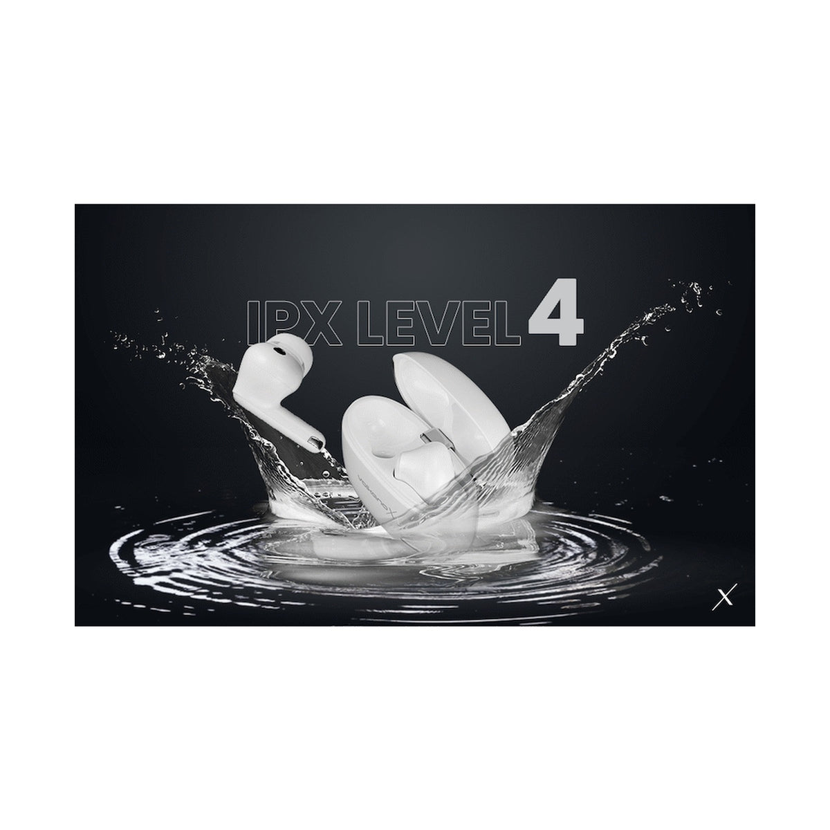 VolkanoX VXT200S Hybrid ANC TWS Earphones - White