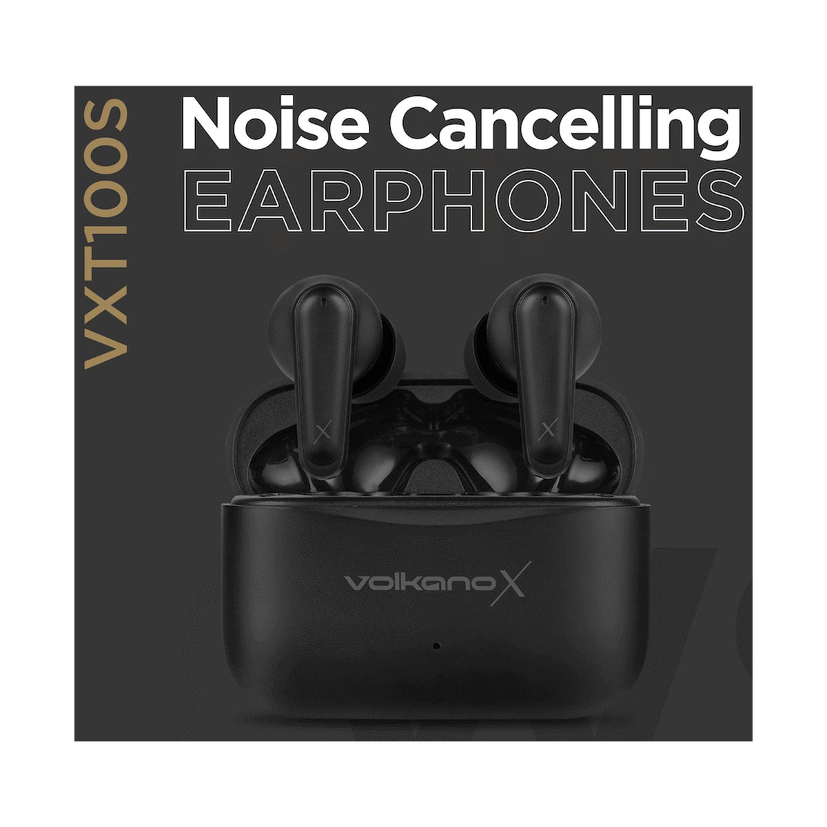 VolkanoX VXT100S TWS Earphones - Black
