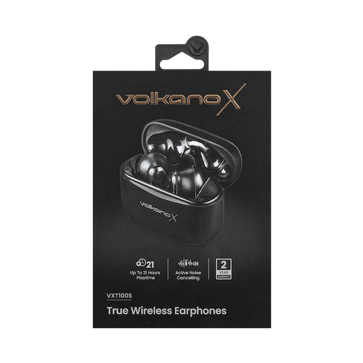 VolkanoX VXT100S TWS Earphones - Black