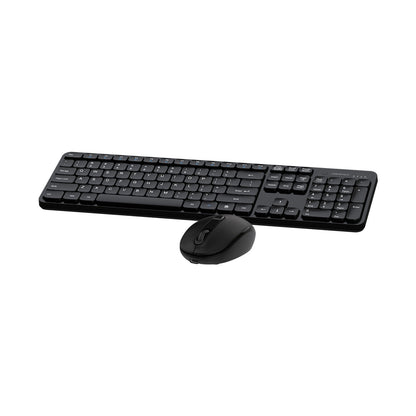 VolkanoX Garnet Bluetooth Wireless Keyboard and Mouse Combo - Black