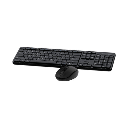 VolkanoX Garnet Bluetooth Wireless Keyboard and Mouse Combo - Black