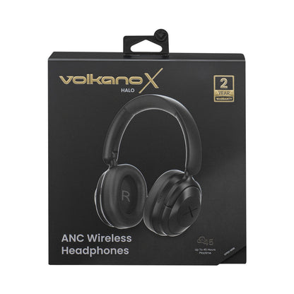 VolkanoX Halo ANC Bluetooth Headphone - Black