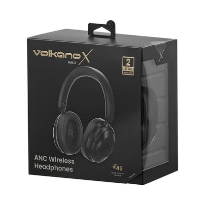 VolkanoX Halo ANC Bluetooth Headphone - Black