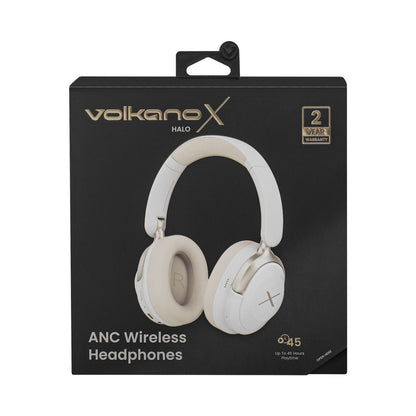 VolkanoX Halo ANC Bluetooth Headphone - Nude
