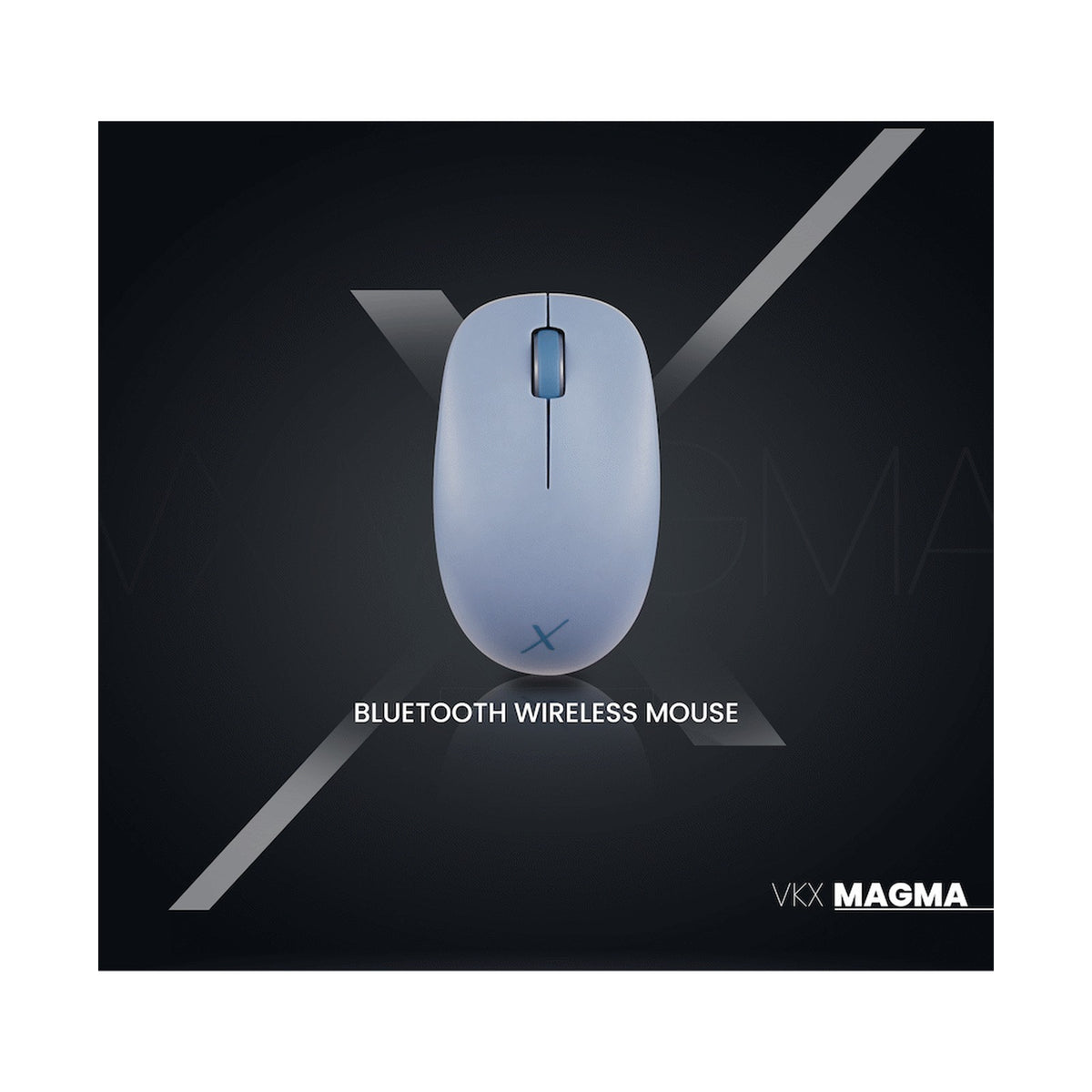 VolkanoX Magma Bluetooth Wireless Mouse - Blue Grey