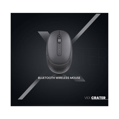 VolkanoX Crater Bluetooth Wireless Mouse - Graphite