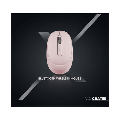 VolkanoX Crater Bluetooth Wireless Mouse - Rose