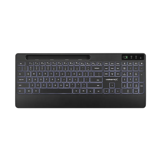 VolkanoX Gem Bluetooth Wireless Keyboard and Mouse - Black