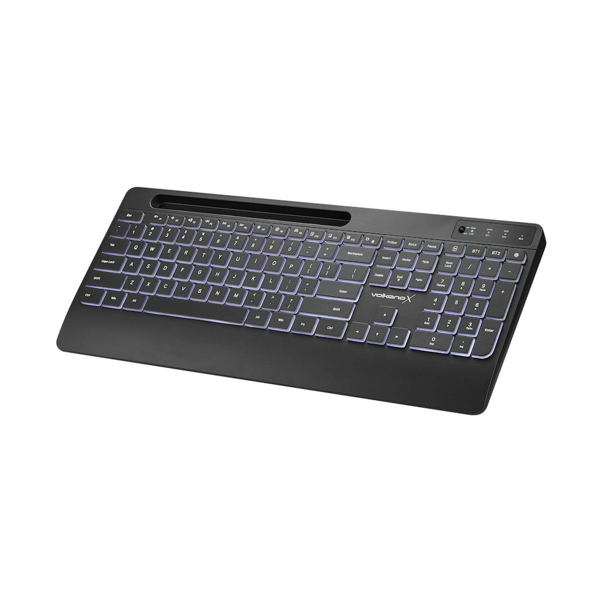 VolkanoX Gem Bluetooth Wireless Keyboard and Mouse - Black