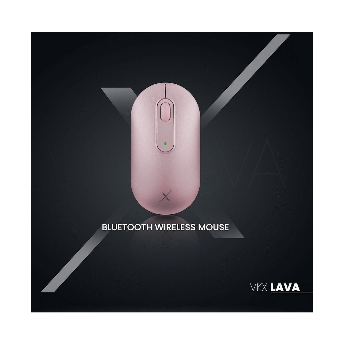 VolkanoX Lava Bluetooth Wireless Mouse - Rose
