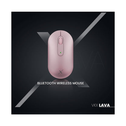 VolkanoX Lava Bluetooth Wireless Mouse - Rose