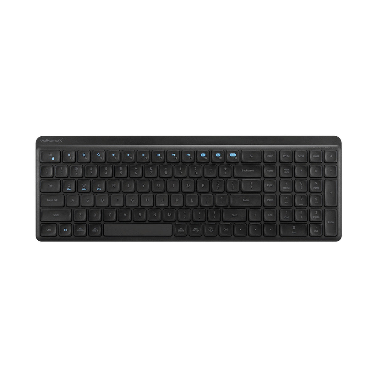 VolkanoX Scorch Bluetooth Wireless Keyboard and Mouse Combo - Graphite