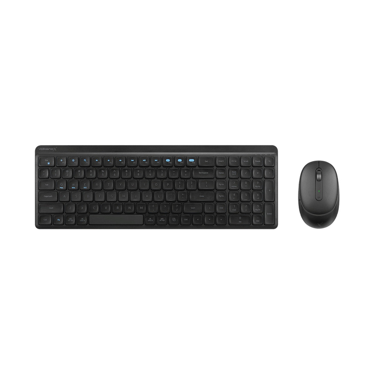 VolkanoX Scorch Bluetooth Wireless Keyboard and Mouse Combo - Graphite