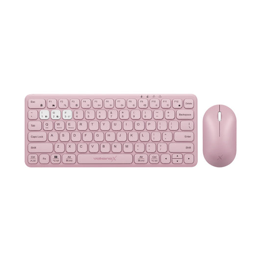 VolkanoX Blaze Bluetooth Wireless Keyboard and Mouse Combo - Rose