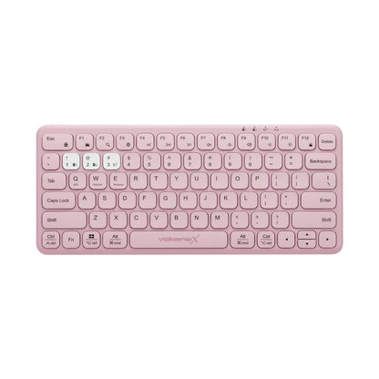 VolkanoX Blaze Bluetooth Wireless Keyboard and Mouse Combo - Rose
