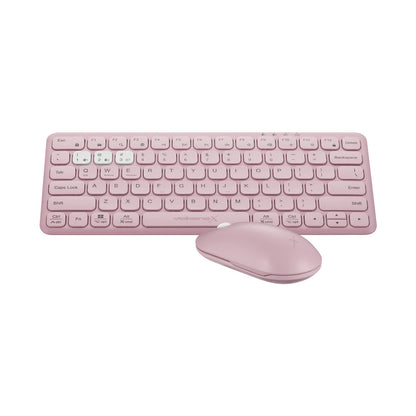 VolkanoX Blaze Bluetooth Wireless Keyboard and Mouse Combo - Rose