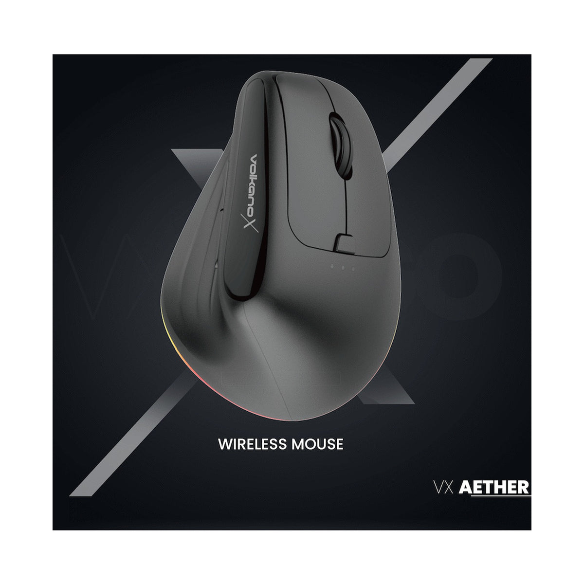 VolkanoX Aether Series Wireless Mouse With RGB
