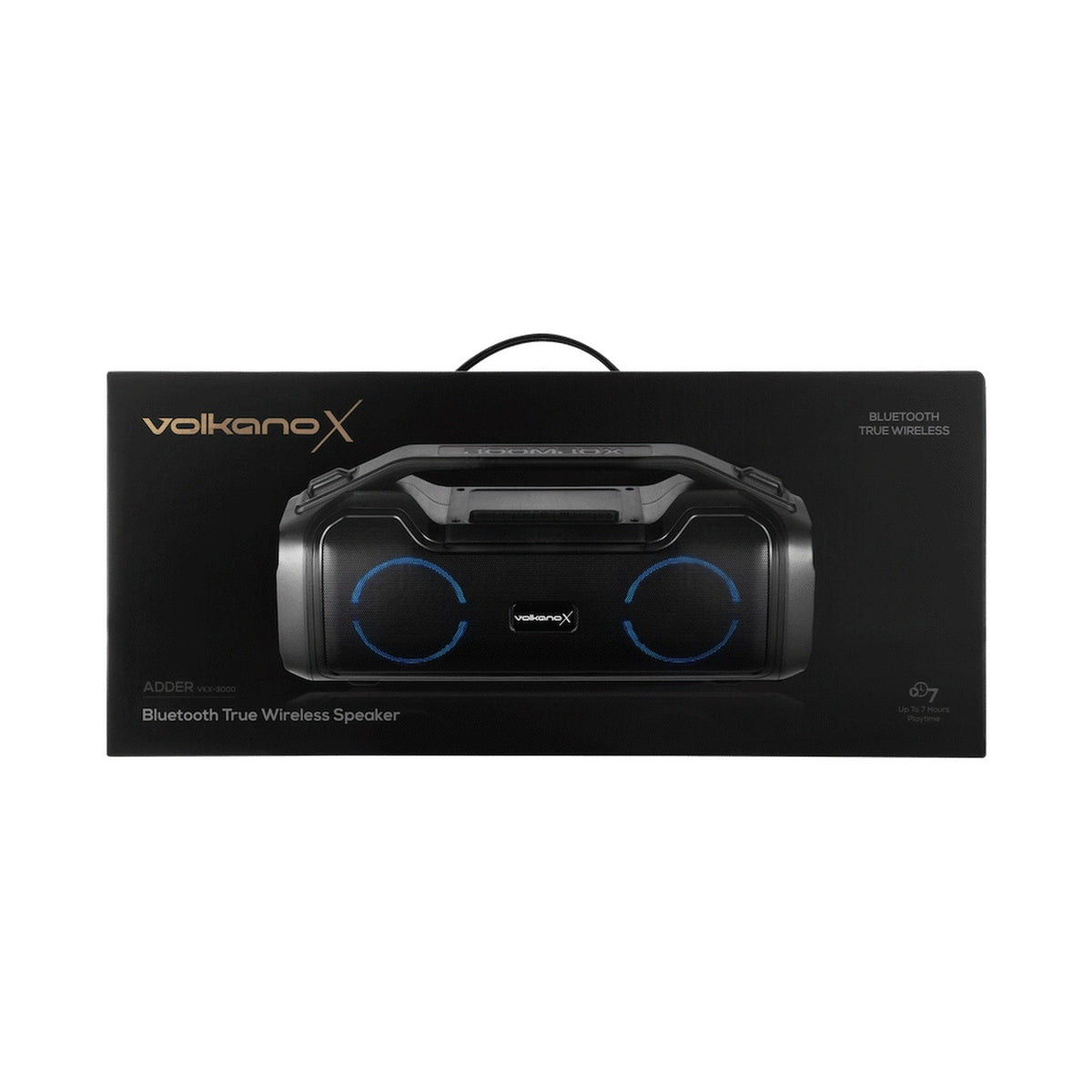 VolkanoX Adder Series Bluetooth Speaker - Black