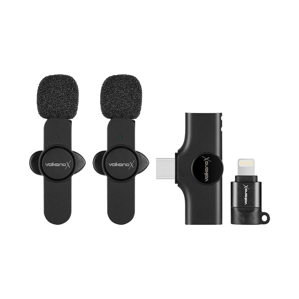 VolkanoX Prodigy Series Wireless Lavalier Microphone - Black