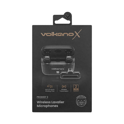 VolkanoX Prodigy 2 Series Wireless Lavalier Microphone