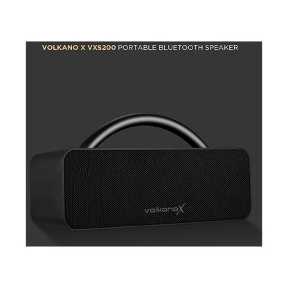 VolkanoX VXS200 Portable Bluetooth Speaker - Black