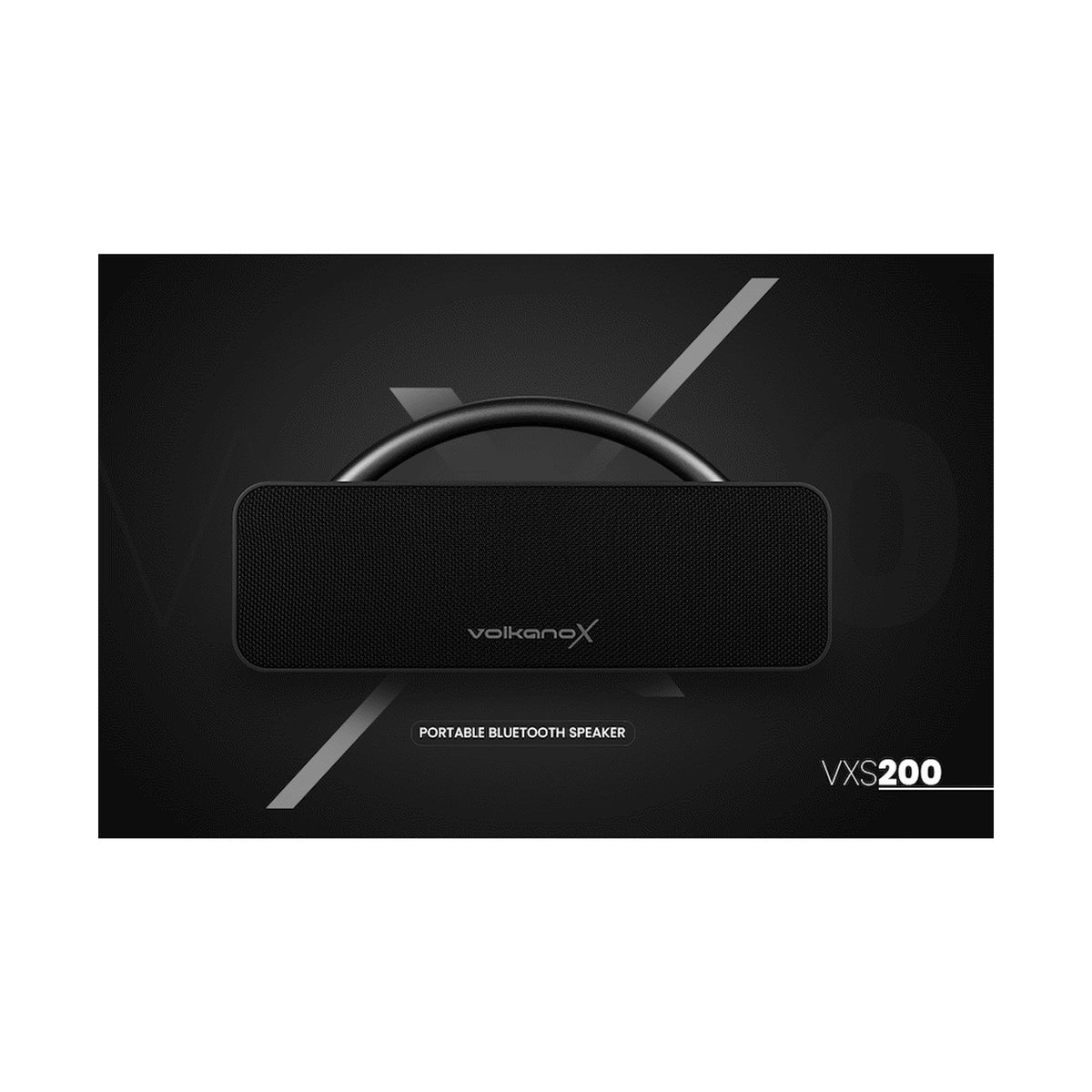 VolkanoX VXS200 Portable Bluetooth Speaker - Black