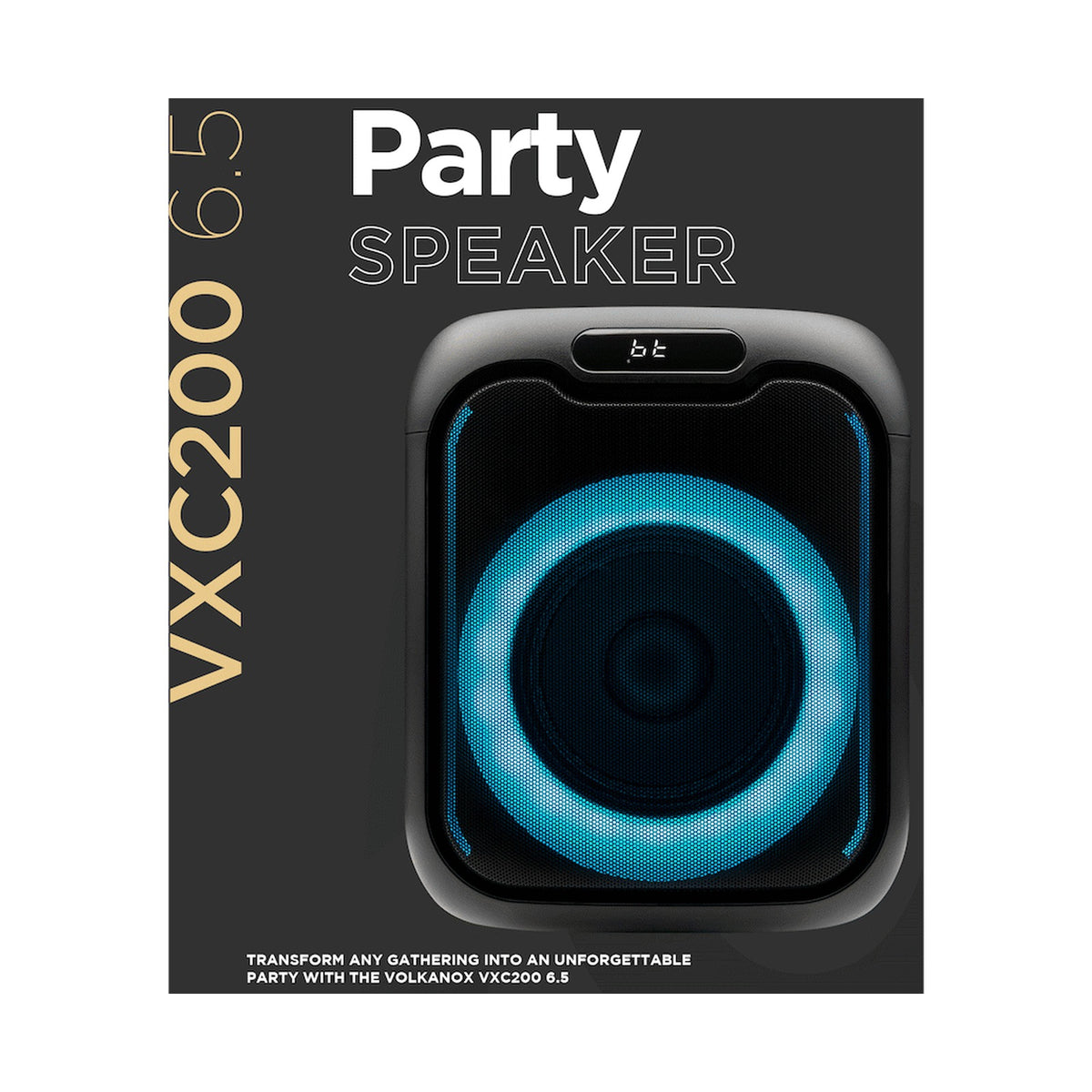 VolkanoX VXC200 6.5" Party Speaker - Black