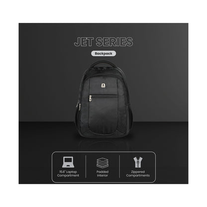 Volkano Jet Backpack 15.6" - Black