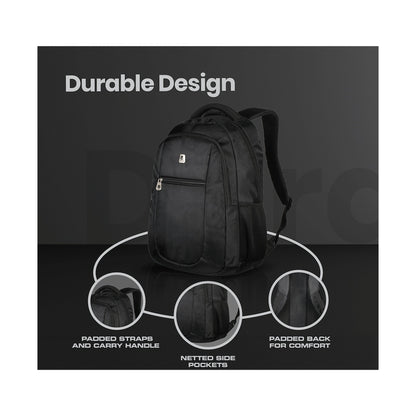 Volkano Jet Backpack 15.6" - Black