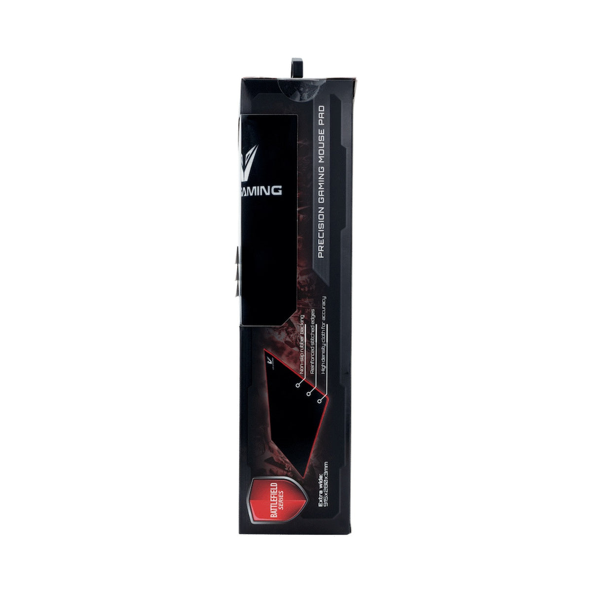 VX Gaming Battlefield Series Gaming Mousepad - Extra Wide Oversized - Black/Red - 915mm