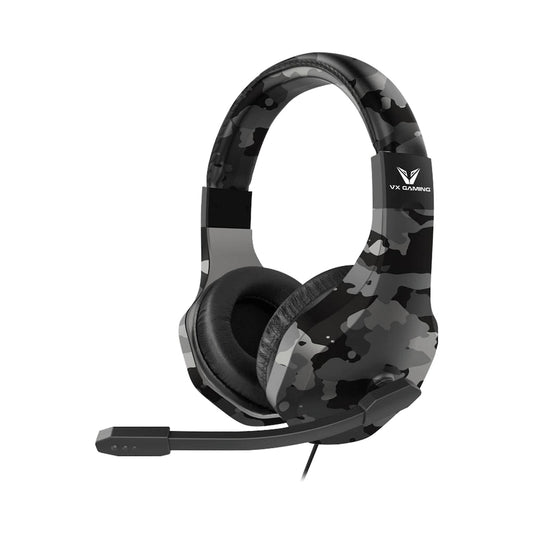 VX Gaming Camo Series 6-in-1 Gaming Headphone for PS3/PS4/XB1/PC and Mobile