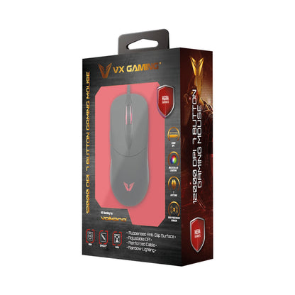 VX Gaming Hera Series 12000DPI 7-Button Gaming Mouse