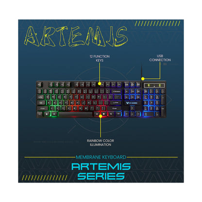 VX Gaming Artemis series 3-in-1 Combo KB, Mouse, Mousepad