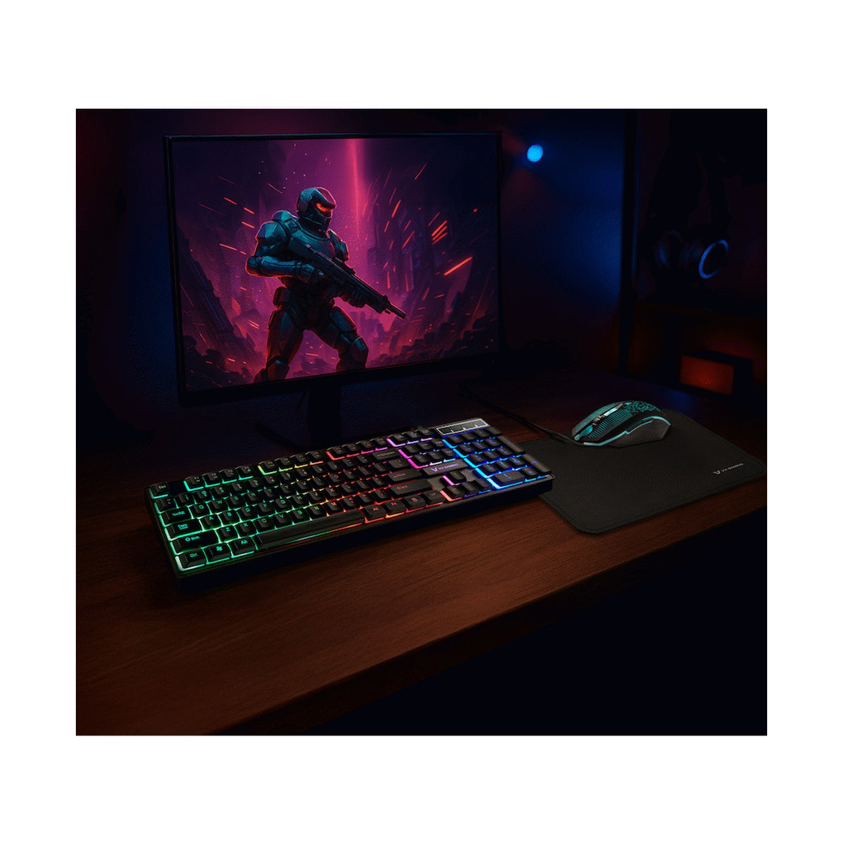 VX Gaming Artemis series 3-in-1 Combo KB, Mouse, Mousepad