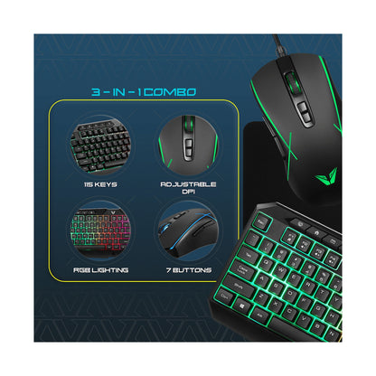VX Gaming Helios Series 3-in-1 Gaming Combo