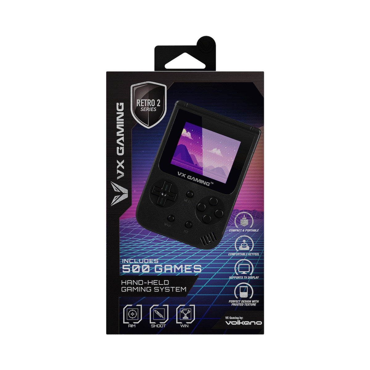 VX Gaming Retro2.0 Series 500-in-1 Arcade Gaming Machine - Handheld Gaming System