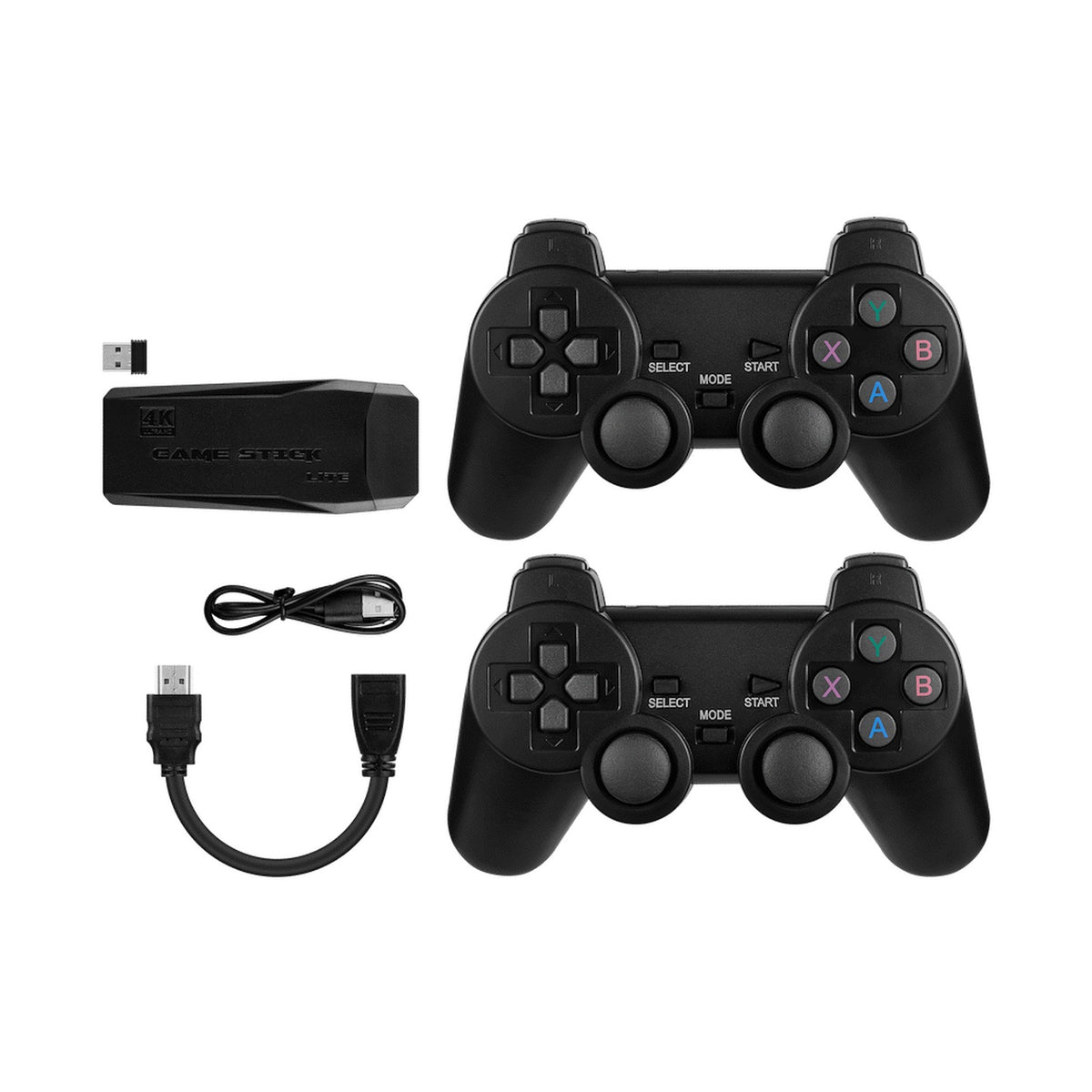 4K VX Game Console with Wireless Controllers - Black